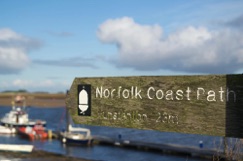 Wells-next-the-Sea footpath sign